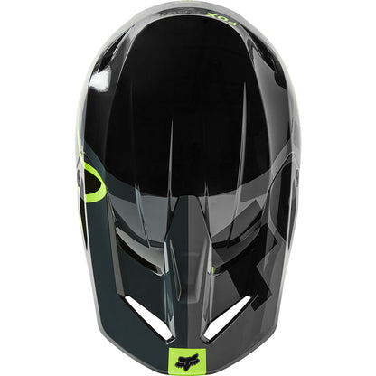 Fox Youth V1 Xpozr Helmet, DOT/ECE (Black/Grey)