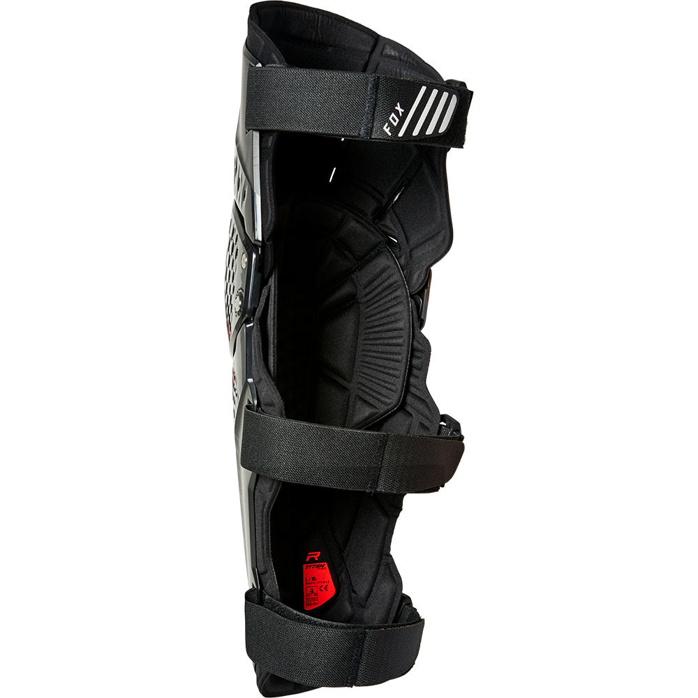 Fox Titan Pro D3O® CE Knee Guards (Black)