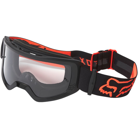 Fox Main II Stray Goggles - Clear Lexan (Black/Orange)