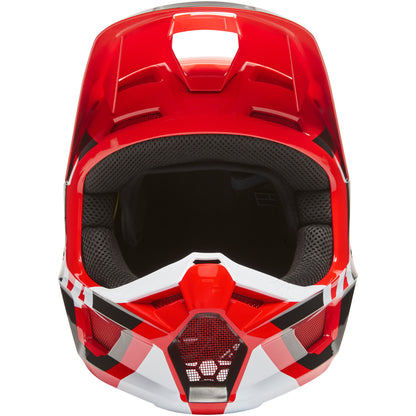 Fox V1 Lux Helmet (Fluo Red)