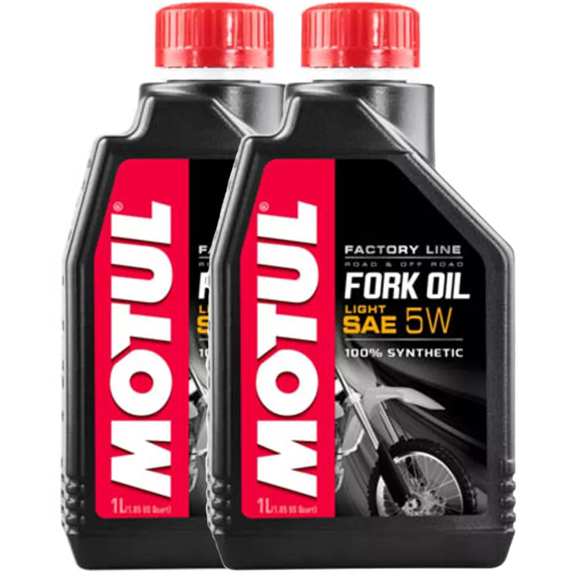 *Multi-Pack* 2X Motul Factory Line Fork Oil Light SAE 5W (1 Litre)