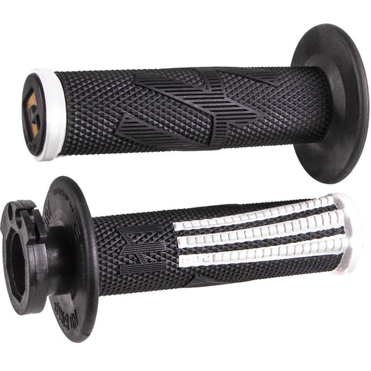 ODI EMIG Pro V2 Lock-On Grips (Black/White)