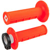 ODI V2 Lock On Half Waffle Grips (Flo Orange)