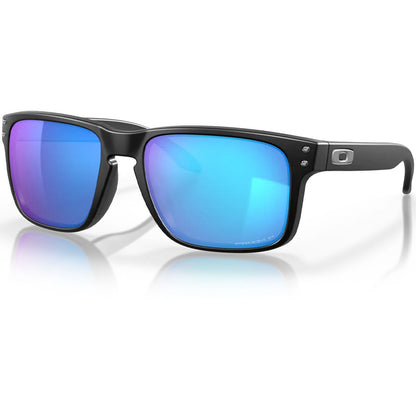 Oakley Holbrook Sunglasses - Prizm Sapphire Polarised Lenses (Matte Black Frame)