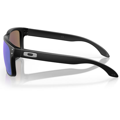 Oakley Holbrook Sunglasses - Prizm Sapphire Polarised Lenses (Matte Black Frame)