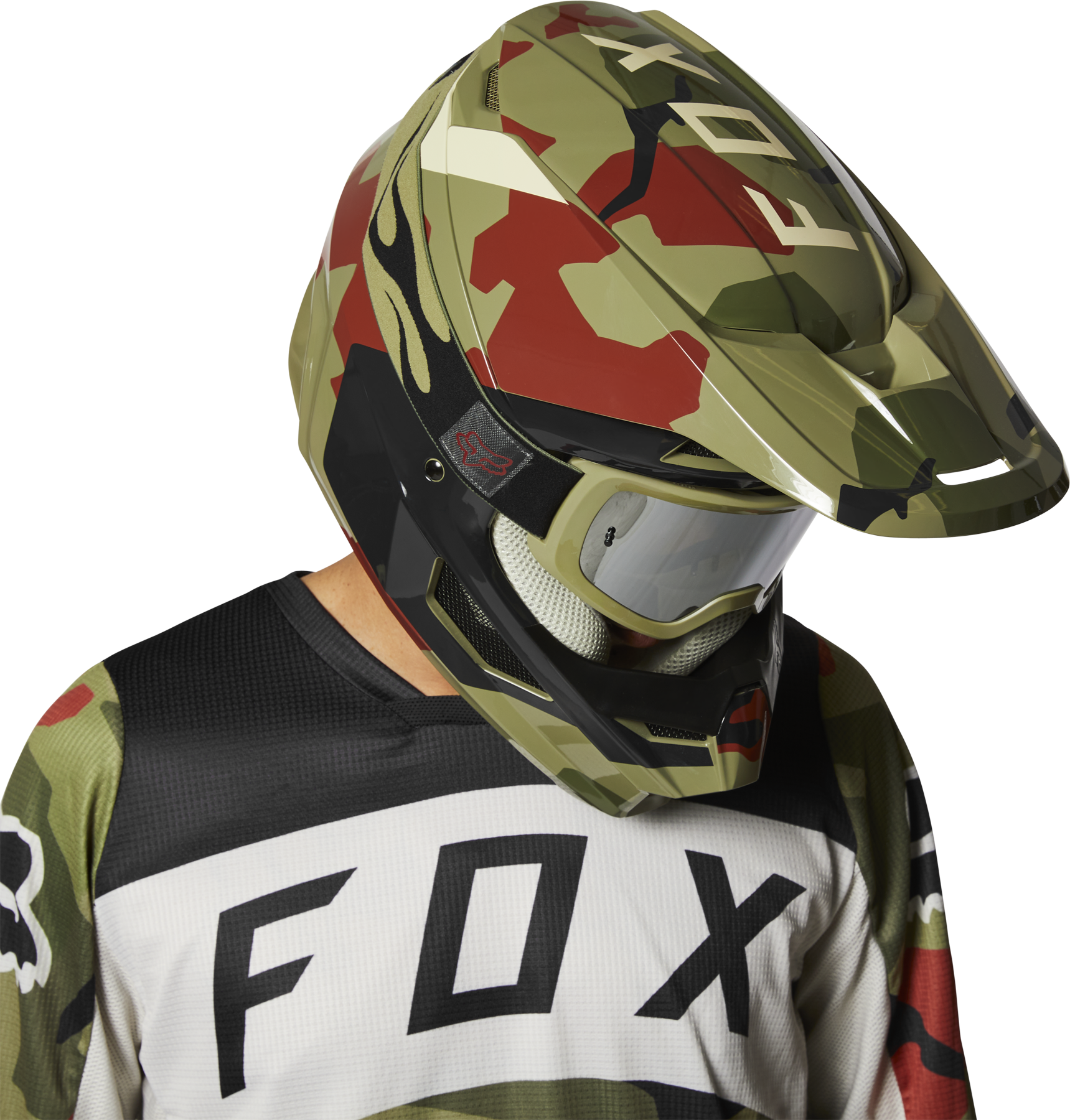 Fox camo cheap riding gear