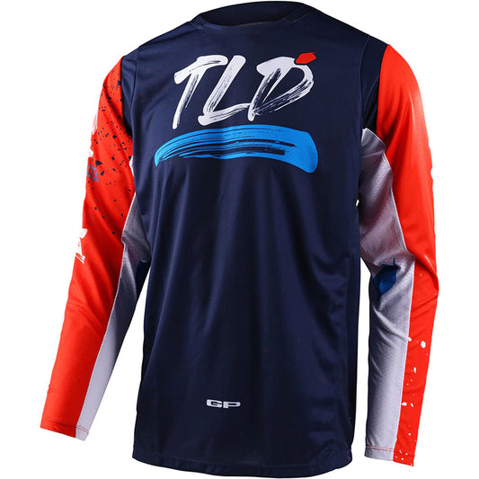 Troy Lee Designs GP Pro Particle Jersey (Navy/Orange)