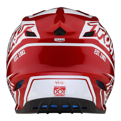 Troy Lee Designs GP Helmet - Slice (Red/White)
