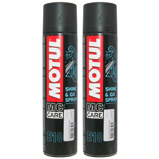 *Multi-Pack* Motul E-10 Shine & Go Spray (2 x 400ml)