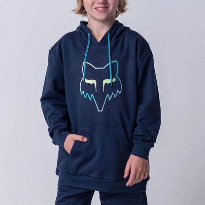 Fox Detonate Boys Fleece Pullover (Navy)