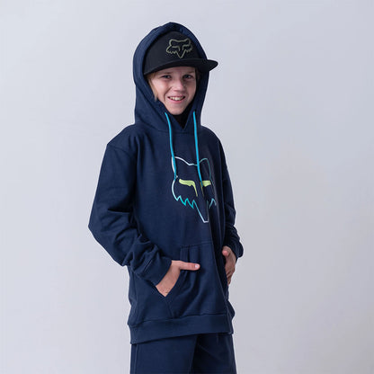 Fox Detonate Boys Fleece Pullover (Navy)
