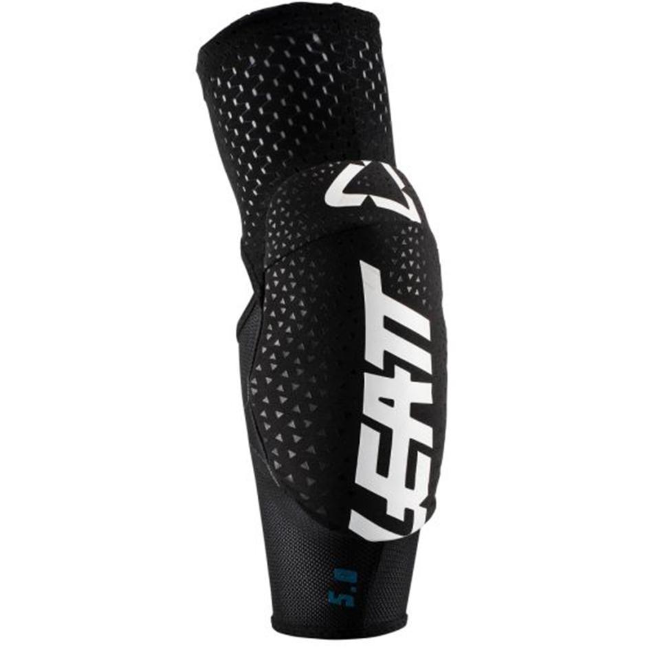 Leatt Youth 3DF 5.0 Elbow Guards (Black/White)