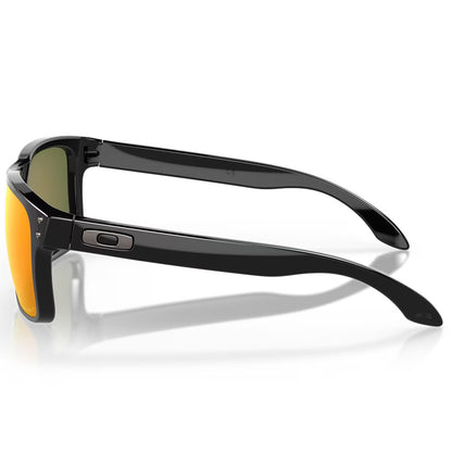 Oakley Holbrook Sunglasses - Prizm Ruby Polarized Lenses (Polished Black Frame)