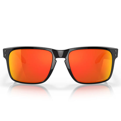 Oakley Holbrook Sunglasses - Prizm Ruby Polarized Lenses (Polished Black Frame)