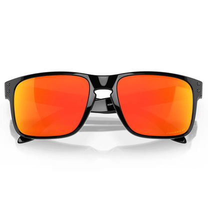 Oakley Holbrook Sunglasses - Prizm Ruby Polarized Lenses (Polished Black Frame)