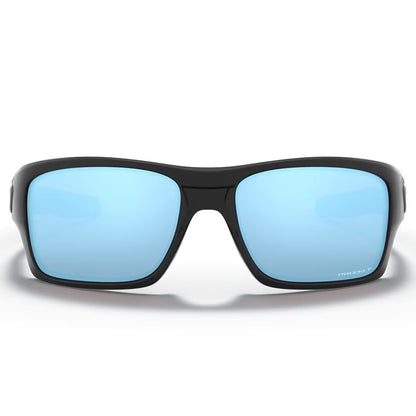 Oakley Turbine Sunglasses - Prizm Deep Water Polarized Lenses (Polished Black Frame)