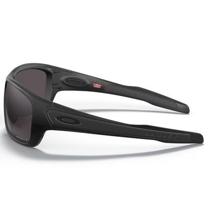 Oakley Turbine Sunglasses - Prizm Grey Polarized Lenses (Matte Black Frame)
