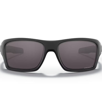 Oakley Turbine Sunglasses - Prizm Grey Polarized Lenses (Matte Black Frame)